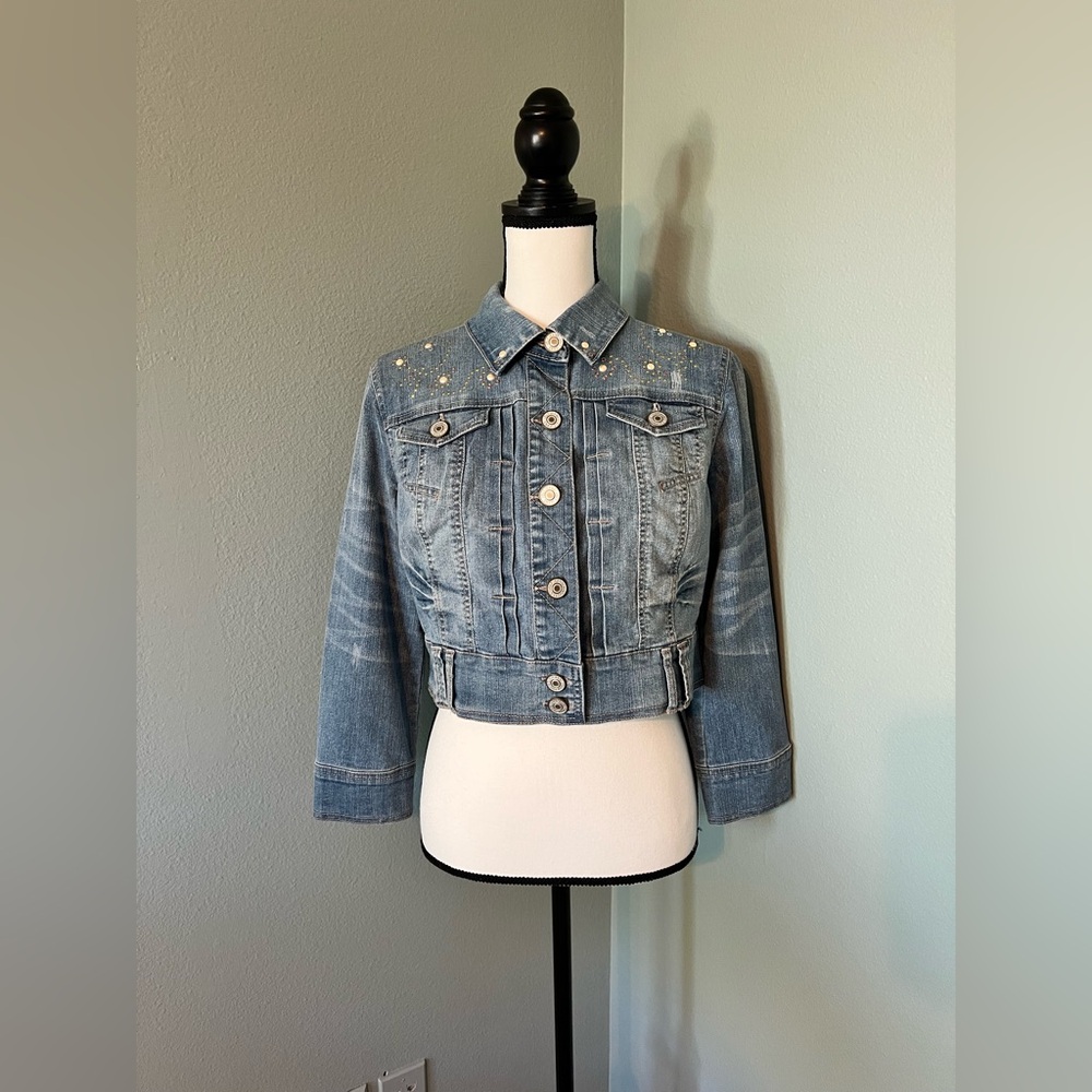 Jolt Women’s Denim  Jacket Size Large